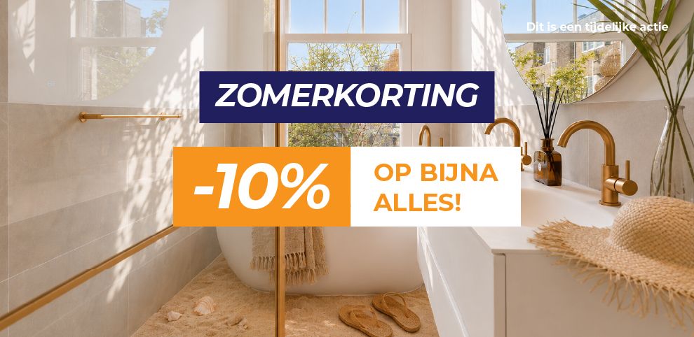 Zomerkorting bij Megadump: tijdelijk 10% korting in de showroom