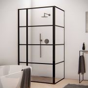 Bundels/BWS%20Frame/Zwart/100%20cm/100x160%20cm/BWS%20Douchecabine%20Frame%208%20mm%20NANO%20Glas%20Mat%20Zwart%20Raster%20100x160%20cm-shop.jpg