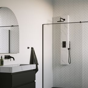 Producten/Brauer/Edition/ImageGallery/brauer-black-edition-thermostatisch-douchepaneel-2weg-omstelling-calacatta-gold-set-01-met-20-cm-douchekop-en-gebogen-muurarm-en-staaf-handdouche-en-wandaansluitbocht-en-doucheslang-mat-zwart-5s154-1.jpeg
