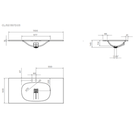Producten/Clou/Hammock/ImageGallery/hammock-wastafelblad-enkele-waskom-110cm-aluite-cl021307203-1.png