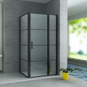 Producten/Creavit/Creton/ImageGallery/douchecabine-bws-creton-90x140x200cm-draaideur-incl-zijwand-8-mm-glas-mat-zwart-raster-33768189234-1.jpeg