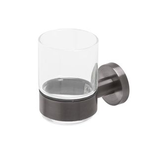 Producten/Geesa/Nemox/ImageGallery/geesa-nemox-glashouder-m-helder-glas-geborsteld-zwart-91650209-91650209-1.jpeg