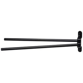 Producten/Haceka/Ixi/ImageGallery/haceka-ixi-dubbele-handdoekhouder-draaib-mat-zwart-rvs-39cm-1208565-1.jpeg