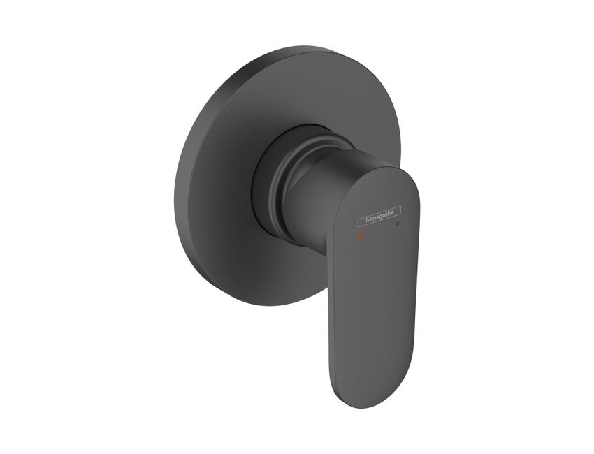 hansgrohe Vernis Blend - Waschtischarmatur Unterputz für Wandmontage, Wasserhahn Bad mit Auslauf Länge 20,7 cm, Mischbatterie Waschbecken wassersparend (EcoSmart), Chrom, 71576000