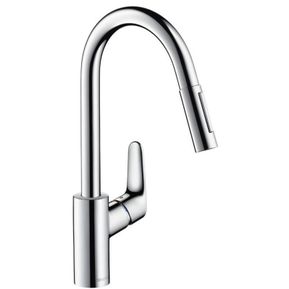Producten/Hansgrohe/hansgrohe%20keukenkranen/ImageGallery/hansgrohe-focus-m41-ééngreeps-keukenmengkraan-240-met-uittrekbare-vuistdouche-2-straalsoorten-31815800-1.jpeg