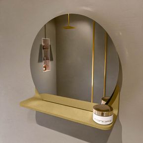Producten/Mondiaz/SPOT/ImageGallery/mondiaz-spot-spiegel-rond-Ø40cm-met-spiegelplanchet-kleur-oro-spotplncht40oro-1.jpeg