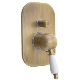 Producten/Sapho/KIRKÉ%20WHITE/ImageGallery/kirkÉ-white-inbouw-douchemengkraan-2-uitgangen-witte-hendel-brons-ki42bb-1.jpeg