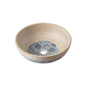 Producten/Sapho/Priori/ImageGallery/priori-opzetwastafel-van-keramiek-Ø-41-cm-beige-met-blauw-patroon-pi011-1.jpeg