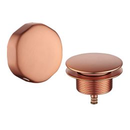 Doblar afbouwdeel badafvoer met overloop geborsteld koper