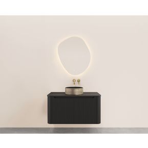 Producten/Wiesbaden/Sulora/ImageGallery/sulora-onderkast-afgeronde-hoeken-geribbeld-met-1-lade-1-uitsparing-80-x-48-cm-mat-zwart-384044-1.jpeg