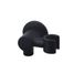 Producten/Wiesbaden/UniMatch/ImageGallery/unimatch-wandaansluitbocht-met-kantelbare-handdouchehouder-rond-12-mat-zwart-292944-1.jpeg