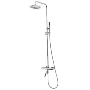 Producten/Xellanz/Caralda/ImageGallery/caralda-eco-thermostatische-badmengkraan-met-regendoucheset-opbouw-chroom-293958-1.jpeg