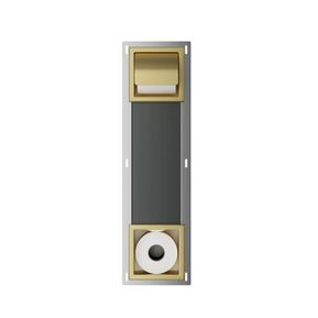 Producten/Xellanz/Rocko/ImageGallery/rocko-toiletrolhouder-met-klep-en-reserverolhouder-inbouw-geborsteld-messing-332155-1.jpeg