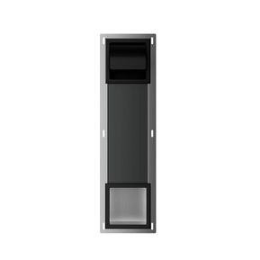 Producten/Xellanz/Rocko/ImageGallery/rocko-toiletrolhouder-met-klep-en-reserverolhouder-inbouw-mat-zwart-332158-1.jpeg